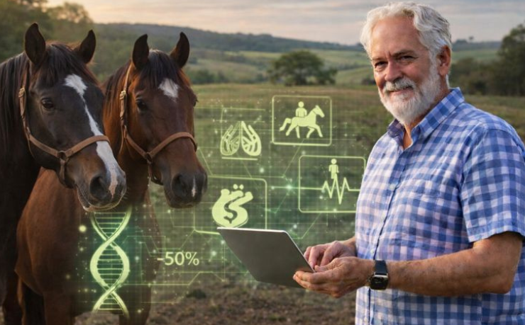 Aldo Vendramin explica como a genética influencia a funcionalidade dos cavalos Crioulos.
